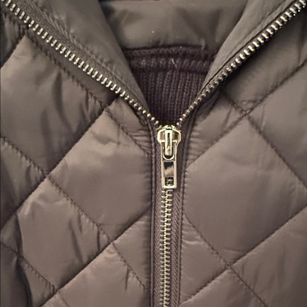 Liverpool Women's Black Quilted Hooded Jacket - Picture 6 of 7